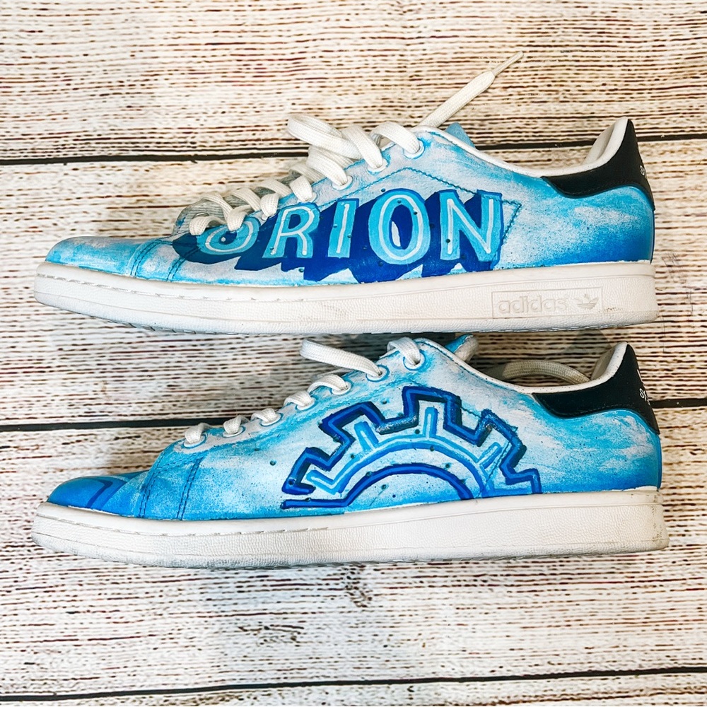 Adidas Sam Smith Custom Painted Sneakers - Picture 3 of 7